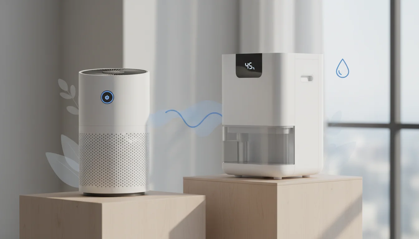 air purifier vs dehumidifier - featured image for guide