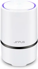 JINPUS Air Purifier Small Portable Air Cleaner for Bedroom with HEPA Filter, Upgraded Low Noise Home Air Purifiers GL-2103 (Powered by 4.9 ft USB Cable, No Adapter)