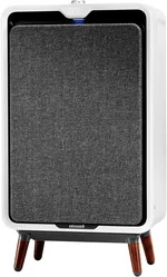Bissell air 320 Smart Air Purifier with HEPA and Carbon Filters for Large Room and Home, Quiet Bedroom Air Cleaner, Auto Mode, 2768A, White/Grey