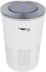 OdorStop HEPA Air Purifier with H13 HEPA Filter, UV Light, Active Carbon, Multi-Speed, Sleep Mode and Timer (Bright White)