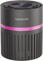 MEGAWISE Office Air Purifier with 3-in-1 HEPA Filter Desktop Air Cleaner for Smoke, Dust, Pollen, Pet Dander, HEPA Air Purifier for Home and Bedroom, 100% Ozone Free (Available for California)