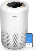 LEVOIT Air Purifier for Home Bedroom Dorm Room, Smart WiFi Alexa Control, AHAM VERIFIDE, 3-in-1 Filter with HEPA Sleep Mode for Allergens, Pollutants, Smoke, Dust, Core 200S-P, White