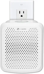 PureGuardian Pluggable Air Purifier with Nightlight, Aromatherapy Essential Oil Pad Included, 7 Inch, White, AP201W