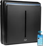 Rabbit Air, A3 SPA-1000N Air Purifiers for Home, Ultra Quiet HEPA Air Purifier - Wall Mountable Air Purifiers for Home Large Room, Allergies, Dust, Mold, Smoke & VOCs - (Black, Odor Remover Filter)