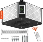 ABESTORM Air Filtration System Woodworking Built-in Ionizer, 1350CFM Hanging Air Filter with Strong Vortex Fan, 360 Degree Intake, Shop Dust Collector for Woodworking, Garage WorkShop, DecDust 1350IG