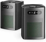 2 Pack Air Purifiers for Home Bedroom, H13 True HEPA Filter for Home large Room, Air Filter with Sleep Model, 24db Filtration System Air Cleaner for Bedroom Office Living Room Kitchen