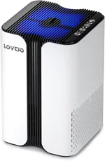 Air Purifiers for Home, HEPA Air Purifier Covers Up to 400 sq.ft Room, 24db Sleep Model, Night Light,3 Timers, with Aromatherapy for Bedroom, Dorm Room, Apartment, Kitchen-KJ7