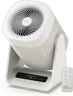 COWAY Air Purifier for Home Bedroom, 2-in-1 with Fan, True HEPA Filter for Smoke, Allergies, Pet Dander, Odor, Air Quality Monitor, Auto Mode, Remote Control, Timer, 3-Year Warranty, Aim, Marshmallow