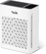 Tolife Powerful Air Purifiers for Home Large Room Up to 2000 Ft² Pets with Washable Filter, Sleep Mode, Timer, HEPA Filter Pet Air Purifier for Bedroom, White