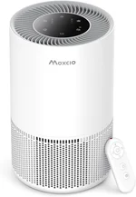 Maxcio Air Purifier for Home Bedroom, 3-in-1 Filter Air Cleaners with Fragrance Sponge for Allergies Pets Hair, Remove Dust Smoke Pollutants Odor, Sleep Mode, Night Light, Timer, 23dB Quiet, White