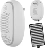 Plug-in Air Purifier,Personal Air Ionizer HEPA Filter, Mini Portable Air Purifier for Home & More Suitable for Bedrooms, Toilets, Living Room,bathrooms,closets,hotel,pet room (1, WHITE)