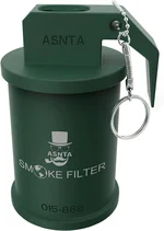 Personal Smoke Air Filter - Replaceable Filter,Suitable for Capturing Smoke and Removing Odors in Cars, Offices and Bedrooms, Durable for 500 Times of Use, Easy Breathing (Green)