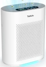 Air Purifiers for Home Large Room up to 2200ft², PM2.5 Air Quality Sensor Smart Mode, 20dB Sleep Mode & Night Light, H14 HEPA Filter Air Purifiers for Bedroom, Pets, Dust, Pollen, Tailulu HQKJ-180