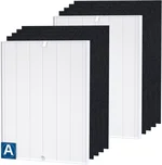 10 Pack115115 H13 HEPA Replacement Filter A Size 21 - c535 Compatible with Winix Plasma Wave Air Purifier 5300-2, C535, 6300, 5300, 6300-2, P300, AM90, 9000, 5000, 5000B