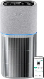 Air Purifiers for Home Large Room Up to 2070Ft² with H13 5-Stage True HEPA Filter, Powerful Air Purifier with PM2.5 Air Quality Monitor, Smart Air Cleaner for Pet Allergies/Smoke Pollen/Dust