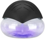 Air Purifiers with LED Lights for Bedroom, Air Freshener, Room Aromatizer, Aroma and Essential Oil Diffuser with LED lights (Black)