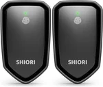 SHIORI air purifier plug, 2 pack Negative Ion Technology Air Ionizers Purifier For Home, Portable Air Filter Odor, Quiet Air Freshener for Smoke Smell, Bedroom, Office, Kitchen, Pets(Black)