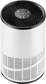 DUMOS Air Purifiers for Home Bedroom with a 3-in-1 HEPA Built-in Filter, Covers up to 1200 ft², True H13 Air Cleaner with Quiet Sleep Mode for Large Room, Removing Odor Smoke Dust Pet Dander White