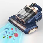 Turbex - Turbex Miteguard Pro,HEPA Filtration Delivers Fresh,Allergen-Free Air,Turbex Cleaner,Turbex Vac with Heat up to 149°f/Ultra Deep Clean/Cordless Operate,Turbex Mattress Vacuum (Blue)